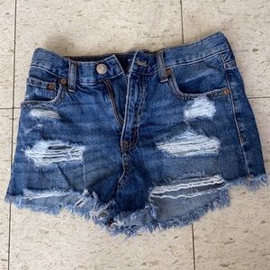 High rise shorts